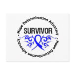 Anal Cancer Tribal Ribbon Survivor Post Card