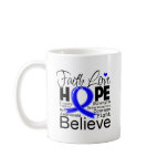 Anal Cancer Typographic Faith Love Hope Coffee Mug