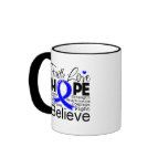 Anal Cancer Typographic Faith Love Hope Mug