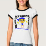 Anal Cancer Warrior Chick v2 t-shirts