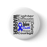 Anal Cancer Warrior Collage Button