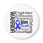 Anal Cancer Warrior Collage Fridge Magnet