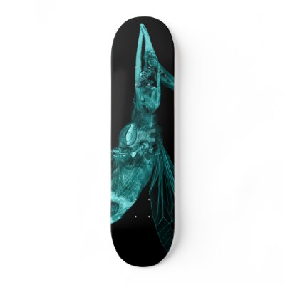 Analysis creatrure illustration skateboard deck by animabase