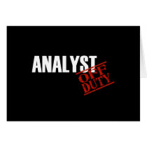 Analyst Dark Card