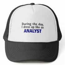 ANALYST During The Day hats by professiongifts ANALYST During The Day hats