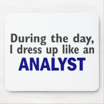 ANALYST During The Day mousepads by professiongifts ANALYST During The Day mousepads