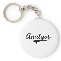 Analyst Professional Job Keychains