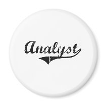 Analyst Professional Job Refrigerator Magnets