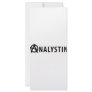 Analystin icon customized rack card