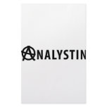 Analystin icon stationery design