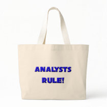 Analysts Rule! Tote Bags