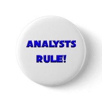 Analysts Rule! Pinback Buttons
