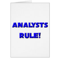 Analysts Rule! cards by professions Analysts Rule! cards