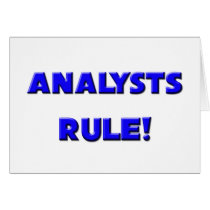 Analysts Rule! cards by professions Analysts Rule! cards
