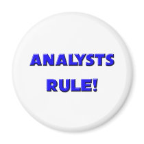 Analysts Rule! Refrigerator Magnets