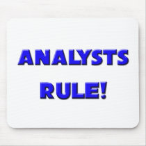 Analysts Rule! mousepads by professions Analysts Rule! mousepads