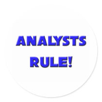 Analysts Rule! stickers