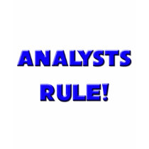 Analysts Rule! t-shirts by professions Analysts Rule! t-shirts