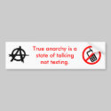 ananchy-graffiti, taber_No_Cell_Phones_Allowed,... bumper stickers