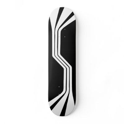 Anaphase (Black) Skateboard Deck by UberMonkey