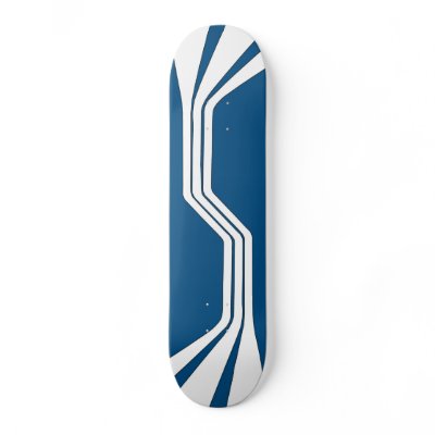 Anaphase (Blue) Skateboard Deck by UberMonkey
