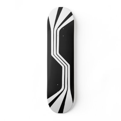 Anaphase (Charcoal) Skateboard Deck by UberMonkey
