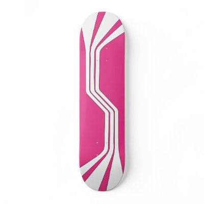 Anaphase (Magenta) Skateboard Deck by UberMonkey