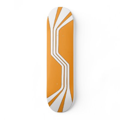 Anaphase (Orange) Skateboard Deck by UberMonkey