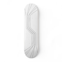 Anaphase (White) Skateboard Deck