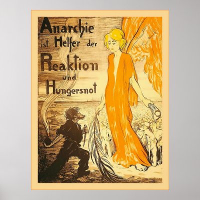 Anarchie ~ Vintage German World War 1 Poster by VintageFactory