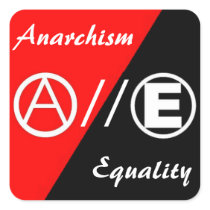 anarchism equality sticker