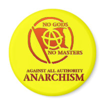 anarchism refrigerator magnet