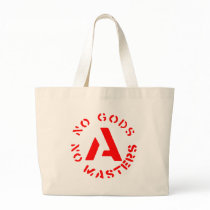 Anarchism - No Gods No Masters Canvas Bags