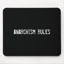 anarchism rules mouse mat