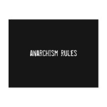 anarchism rules postcards
