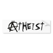 ANARCHIST ATHEIST BUMPER STICKER