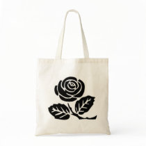 anarchist black rose tote bag