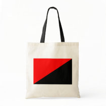 Anarchist, Colombia Political flag Canvas Bags