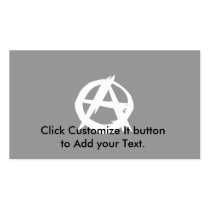 Anarchist, Colombia Political flag Business Card