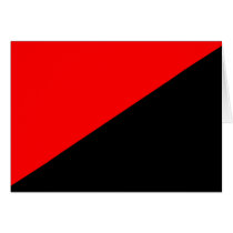 Anarchist, Colombia Political flag Greeting Cards