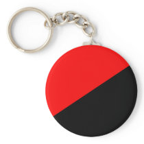Anarchist, Colombia Political flag Keychains
