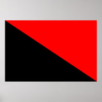 Anarchist, Colombia Political flag Print