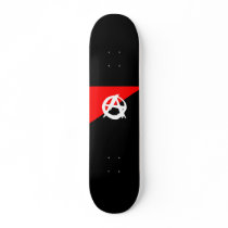 Anarchist Flag Custom Skate Board