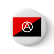 Anarchist flag with A symbol Buttons