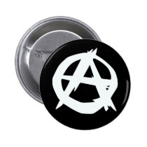 Anarchist logo button buttons