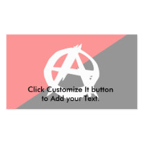 Anarchist With A Symbol, Colombia Business Card Templates