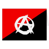 Anarchist With A Symbol, Colombia Greeting Cards