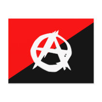 Anarchist With A Symbol, Colombia Post Card