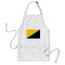 Anarcho Capitalist Black and Yellow Apron