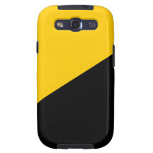 Anarcho Capitalist Black and Yellow Samsung Galaxy S3 Cover
